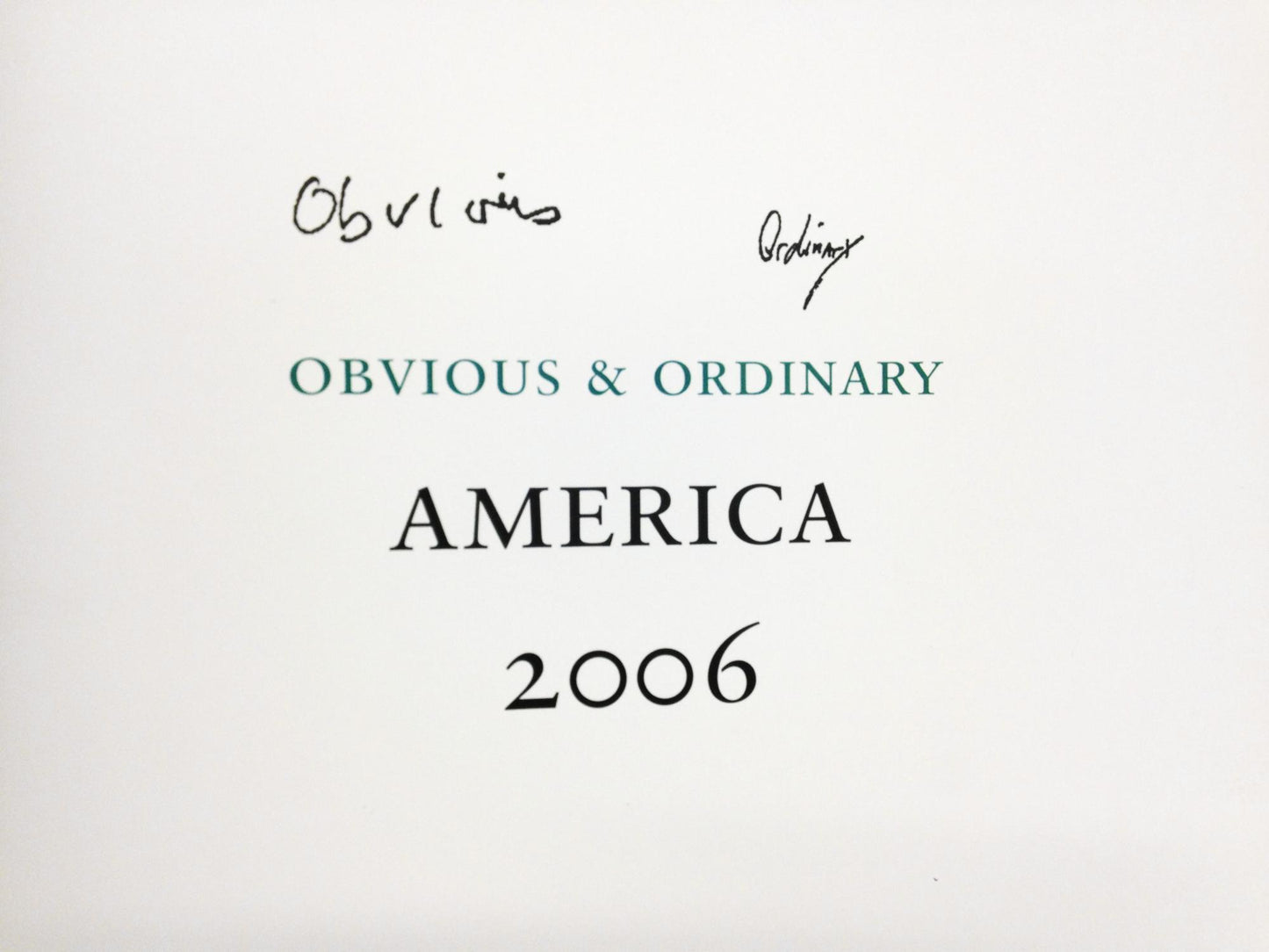 Martin Parr : Obvious and Ordinary