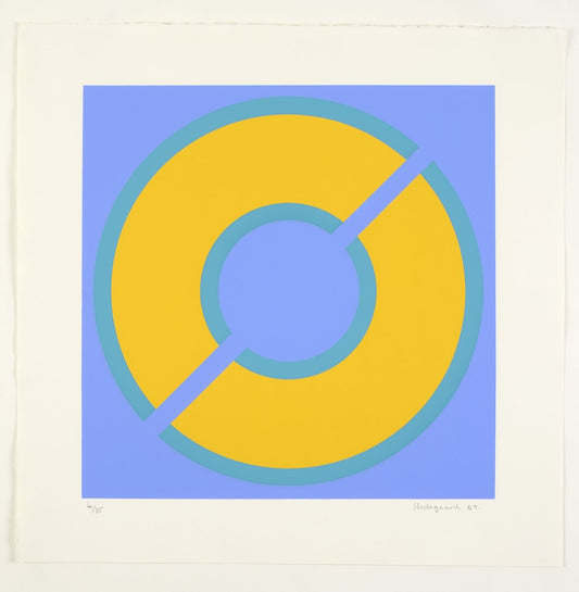 Peter Hedegaard : Circle Cut in Half [Yellow / Blue]