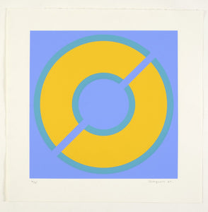 Peter Hedegaard : Circle Cut in Half [Yellow / Blue]