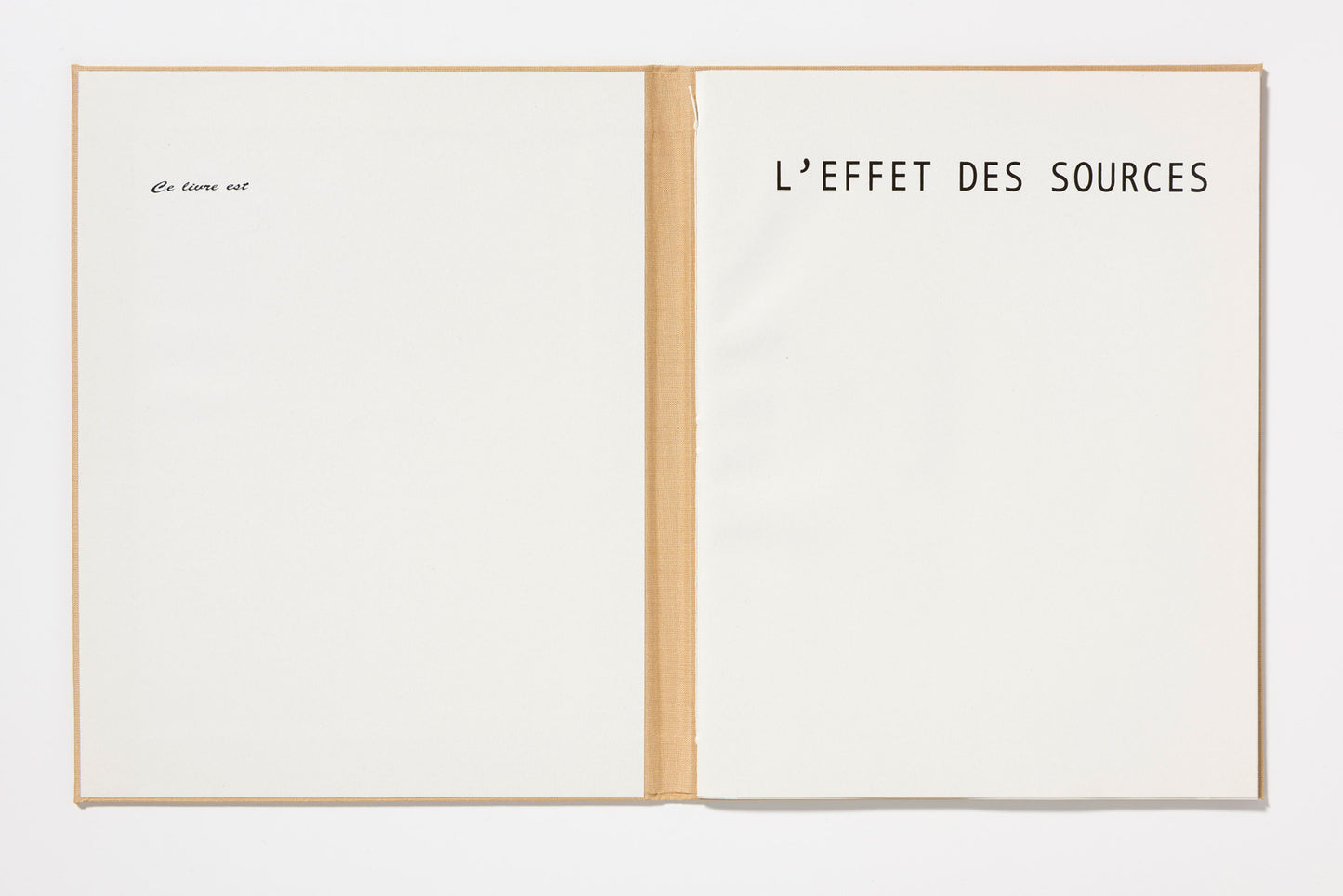 Jean-Claude Mattrat : L'Effet Des Sources