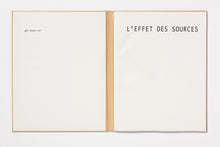Load image into Gallery viewer, Jean-Claude Mattrat : L&#39;Effet Des Sources