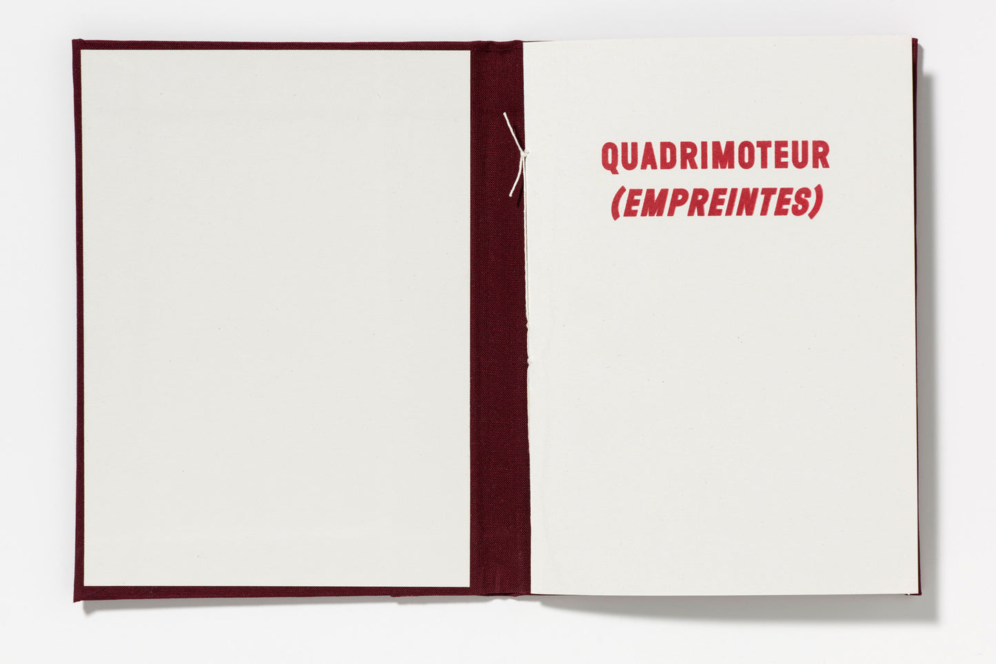 Jean-Claude Mattrat : Quadrimoteur (Empreintes)