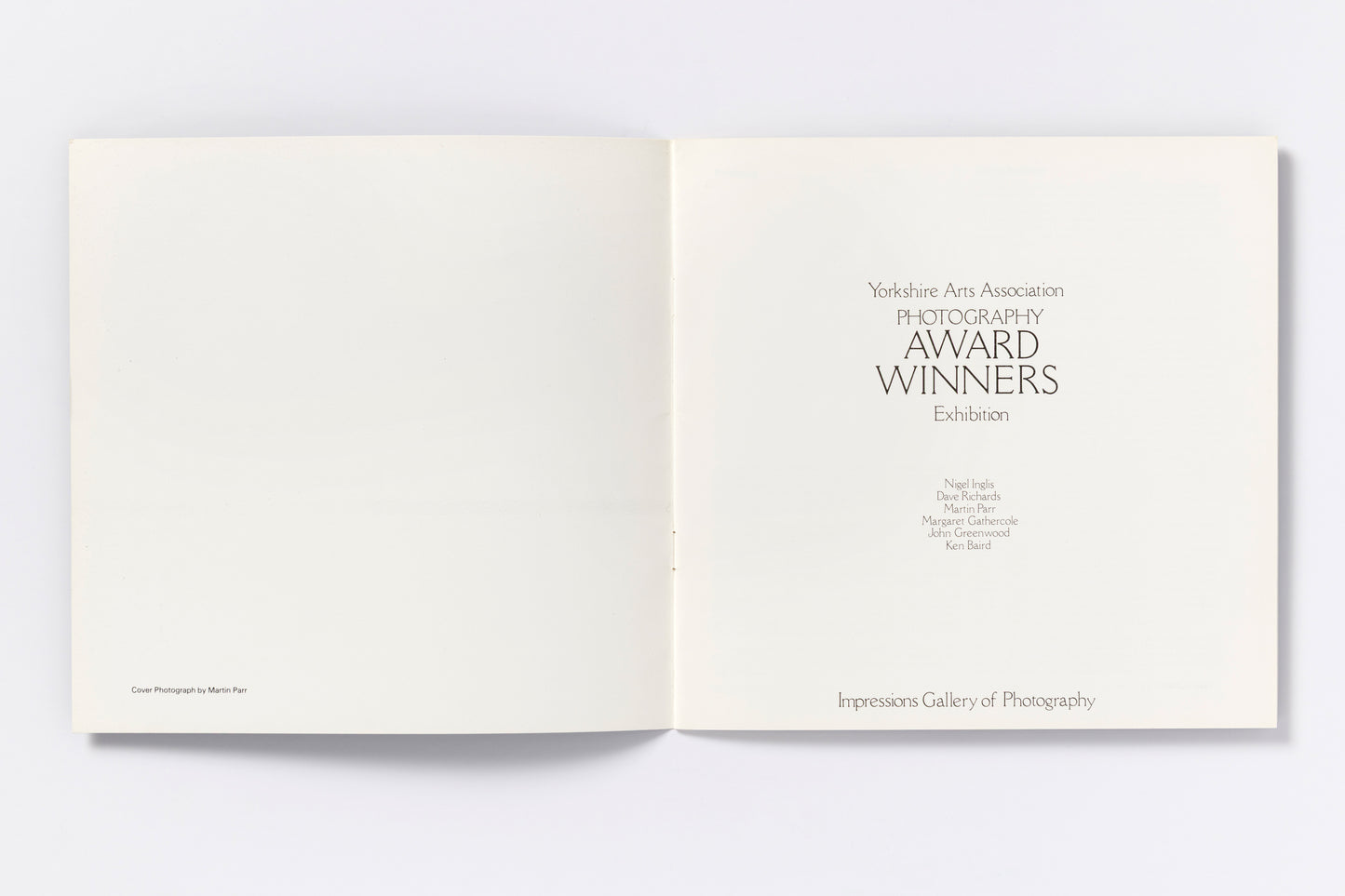 Yorkshire Arts Association : Photography Award Winners 1978
